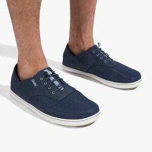 OluKai Nohea Moku Mens Blue Mesh Boat Shoes Slip‎ On Sneakers US 8 Beach Travel